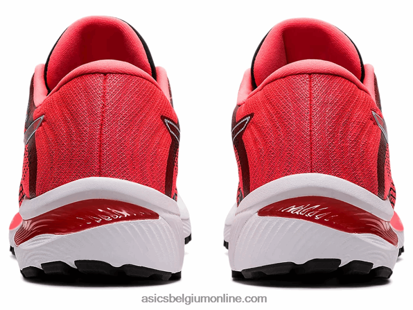 gel-stratus 2 gebreid V6HXR22663 vlammend koraal/zwart Asics