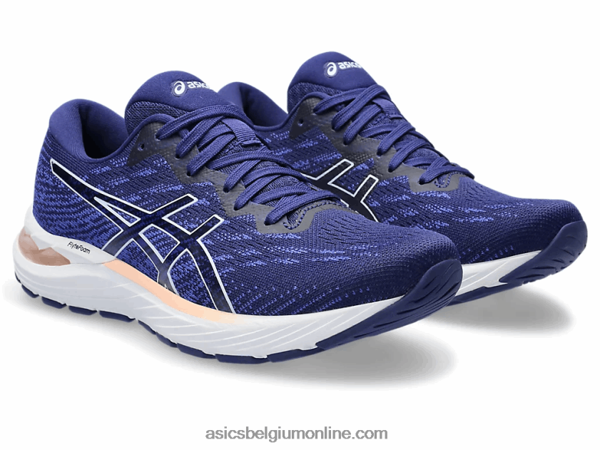 gel-stratus 3 gebreid V6HXR22342 duik blauwe/zachte lucht Asics
