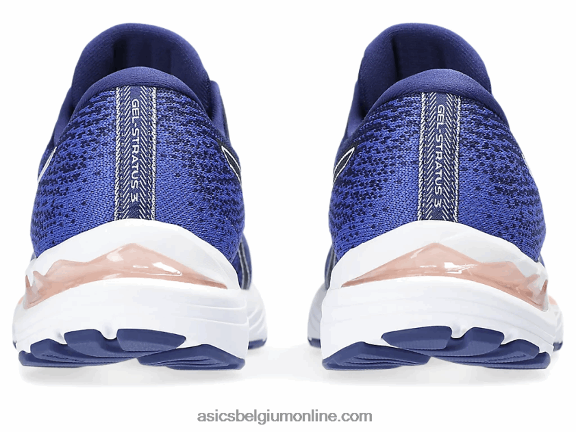 gel-stratus 3 gebreid V6HXR22342 duik blauwe/zachte lucht Asics
