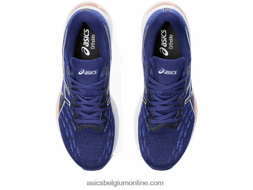 gel-stratus 3 gebreid V6HXR22342 duik blauwe/zachte lucht Asics