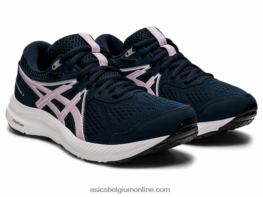 gel strijd 7 V6HXR23431 frans blauw/nauwelijks roze Asics