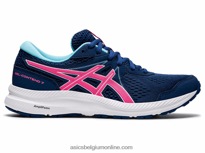 gel strijd 7 V6HXR23695 nachtblauw/felroze Asics