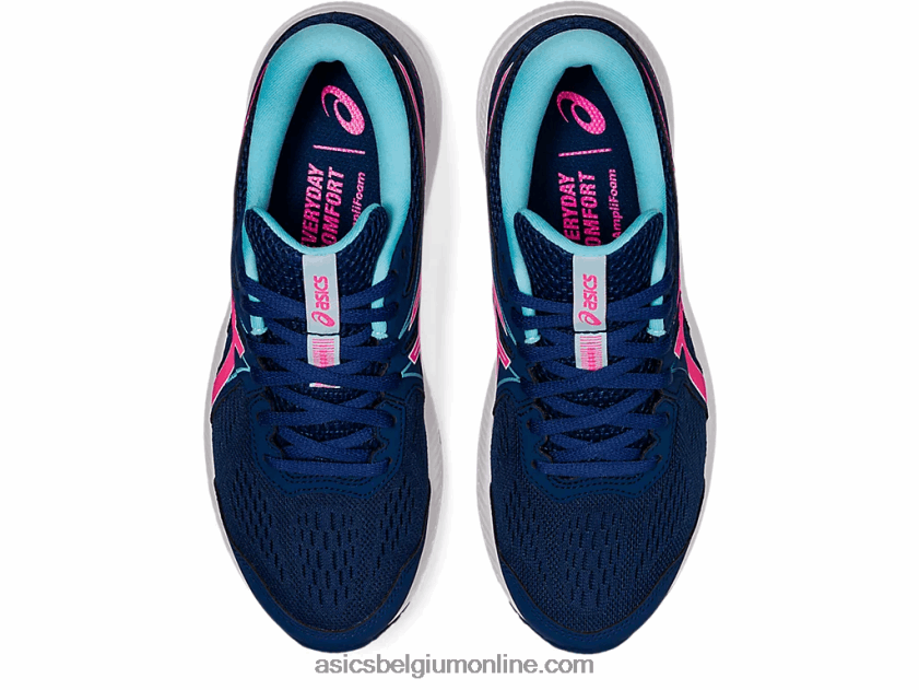 gel strijd 7 V6HXR23695 nachtblauw/felroze Asics
