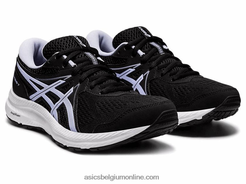 gel strijd 7 V6HXR24015 zwart/lila opaal Asics