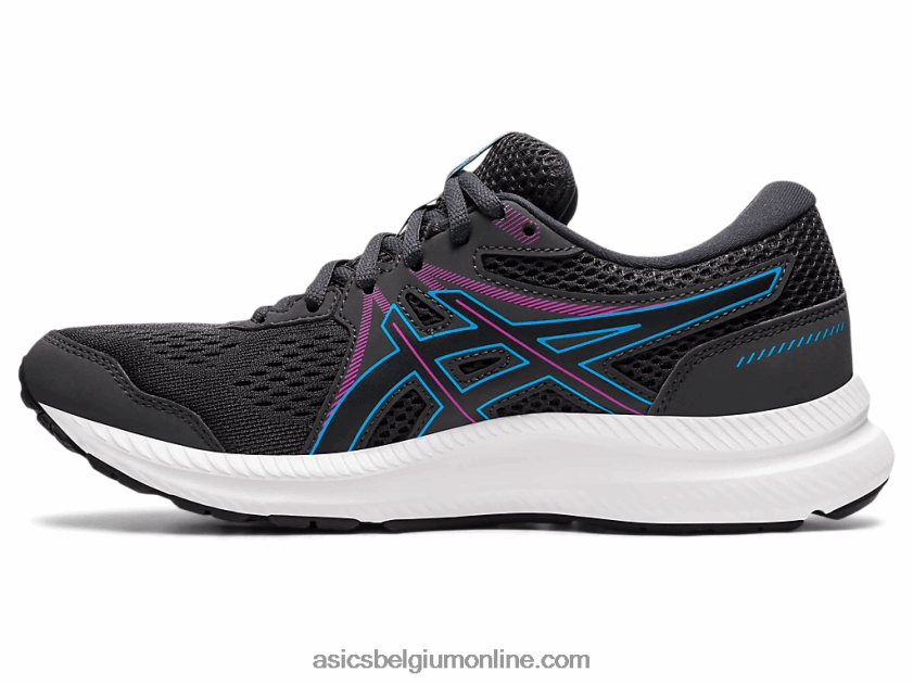 gel strijd 7 V6HXR24024 grafietgrijs/digitaal aqua Asics