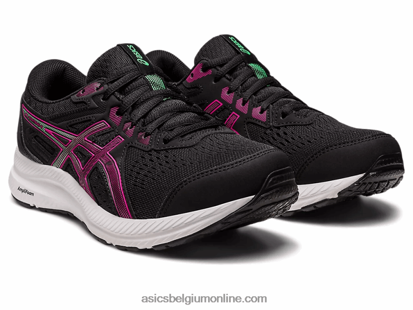gel strijd 8 V6HXR22437 zwart/roze rave Asics