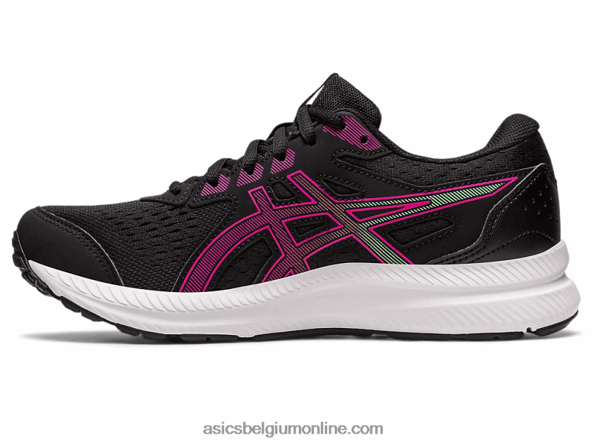 gel strijd 8 V6HXR22437 zwart/roze rave Asics