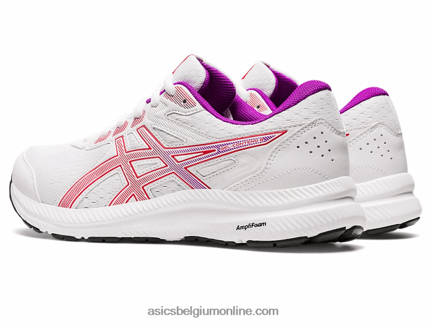 gel strijd 8 V6HXR22657 wit/rood alarm Asics