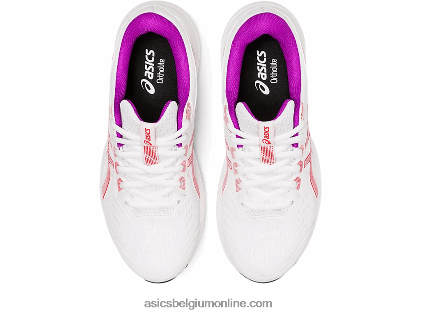 gel strijd 8 V6HXR22657 wit/rood alarm Asics