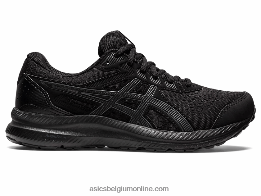 gel strijd 8 V6HXR22681 zwart/draagtas grijs Asics
