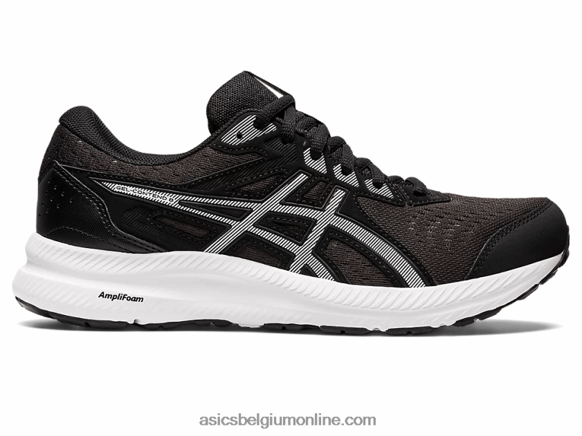 gel strijd 8 V6HXR22684 zwart wit Asics