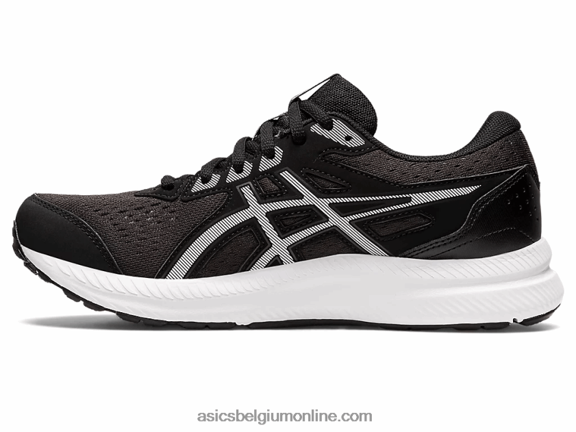 gel strijd 8 V6HXR22684 zwart wit Asics