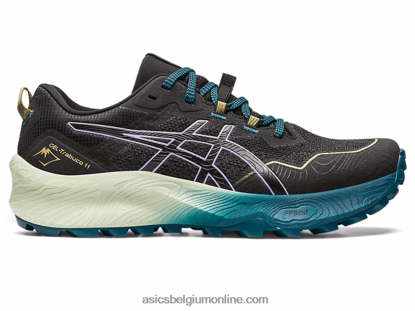 gel-trabuco 11 V6HXR22333 zwart/digitaal violet Asics