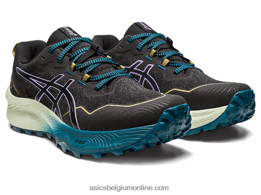 gel-trabuco 11 V6HXR22333 zwart/digitaal violet Asics