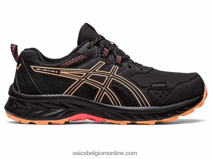 gel venture 9 waterdicht V6HXR22228 zwart/zomerduin Asics