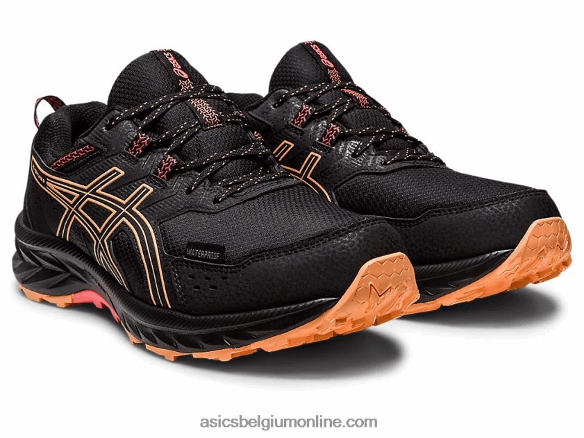 gel venture 9 waterdicht V6HXR22228 zwart/zomerduin Asics