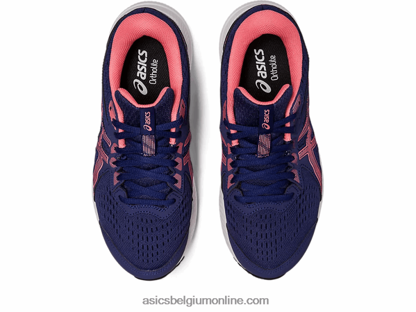 gelcontend 8 breed V6HXR22455 indigoblauw/papaja Asics
