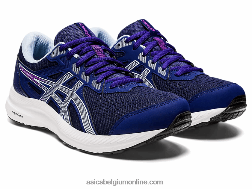 gelcontend 8 breed V6HXR22597 duik blauwe/zachte lucht Asics