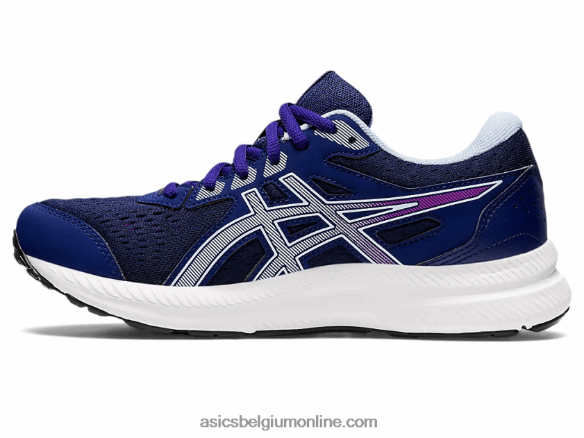 gelcontend 8 breed V6HXR22597 duik blauwe/zachte lucht Asics