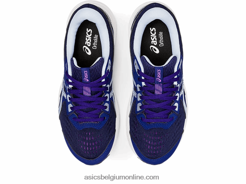 gelcontend 8 breed V6HXR22597 duik blauwe/zachte lucht Asics