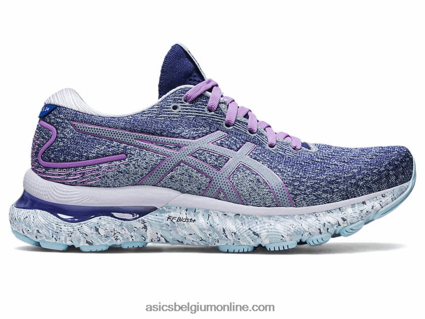 gelnimbus 24 V6HXR22589 schemerblauw/wit Asics