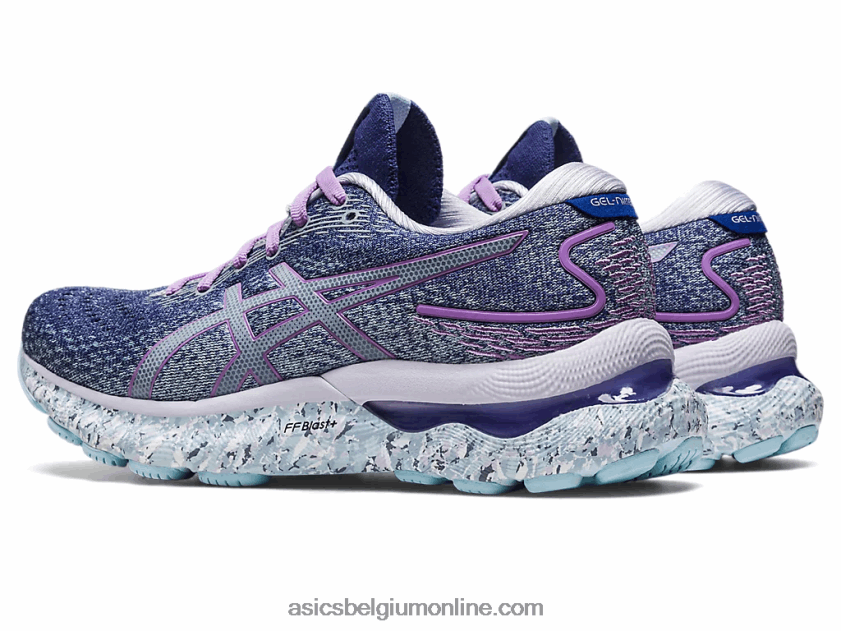 gelnimbus 24 V6HXR22589 schemerblauw/wit Asics