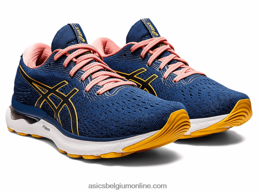 gelnimbus 24 V6HXR22667 nachtblauw/tijgergeel Asics