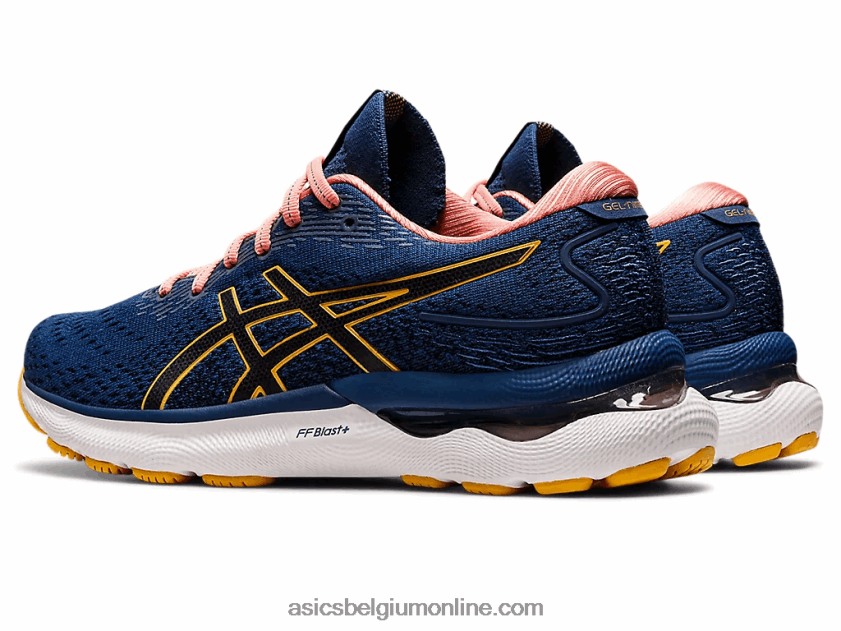 gelnimbus 24 V6HXR22667 nachtblauw/tijgergeel Asics