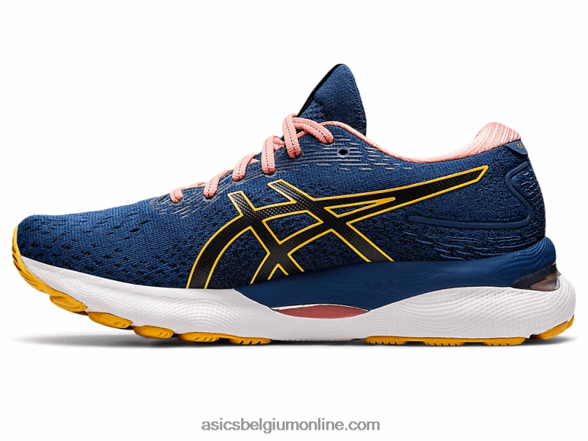 gelnimbus 24 V6HXR22667 nachtblauw/tijgergeel Asics