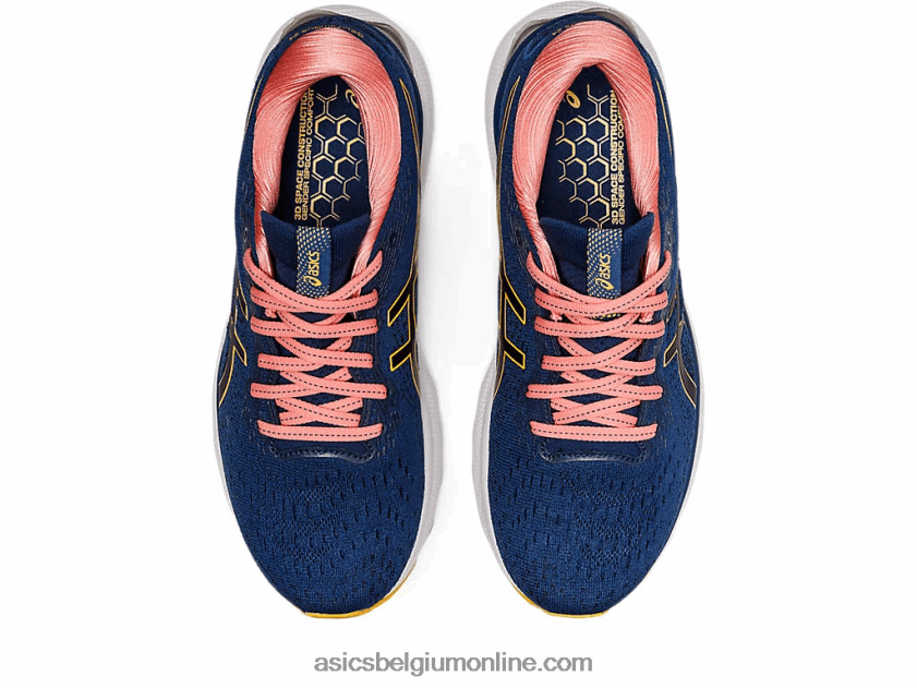 gelnimbus 24 V6HXR22667 nachtblauw/tijgergeel Asics
