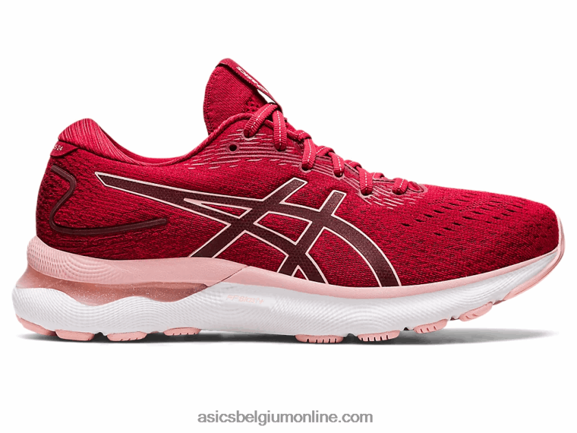 gelnimbus 24 V6HXR22682 veenbes/gerijpte roos Asics
