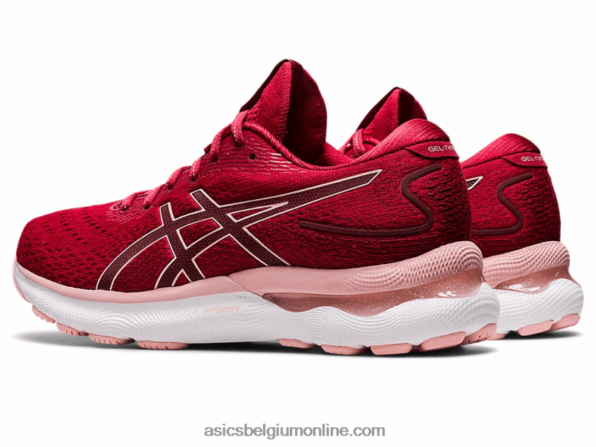 gelnimbus 24 V6HXR22682 veenbes/gerijpte roos Asics