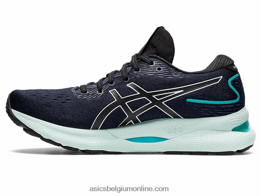 gelnimbus 24 V6HXR22964 zwarte/rustgevende zee Asics