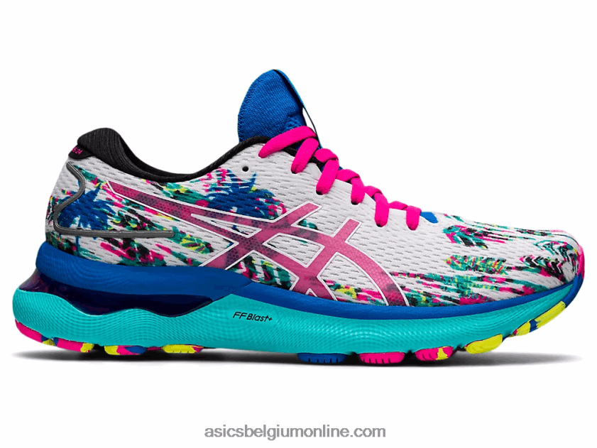 gelnimbus 24 V6HXR23226 wit/roze glo Asics