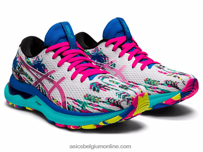 gelnimbus 24 V6HXR23226 wit/roze glo Asics