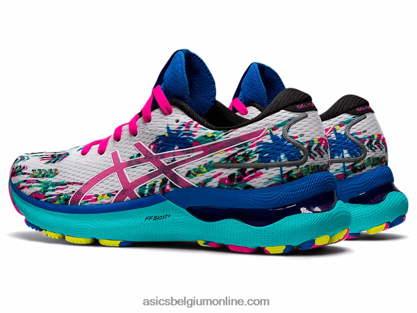 gelnimbus 24 V6HXR23226 wit/roze glo Asics