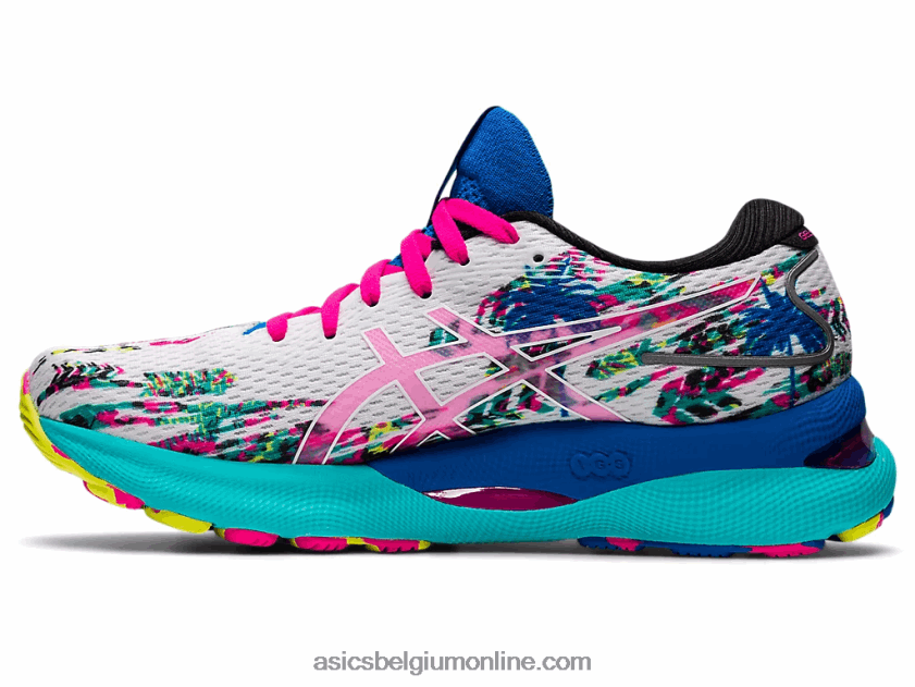 gelnimbus 24 V6HXR23226 wit/roze glo Asics