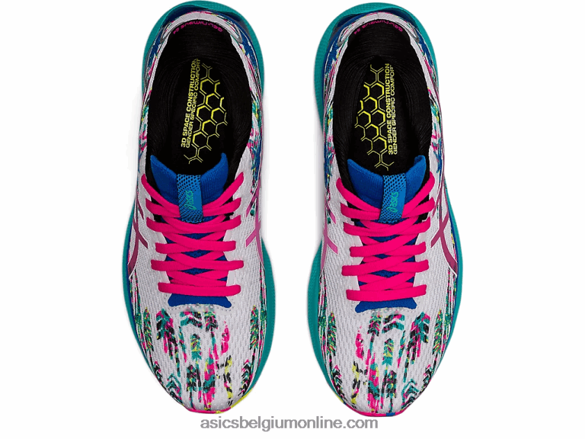 gelnimbus 24 V6HXR23226 wit/roze glo Asics