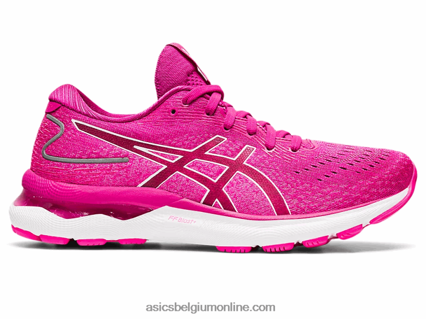 gelnimbus 24 V6HXR23548 fuchsia rood/wit Asics