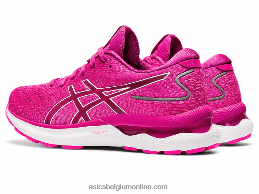 gelnimbus 24 V6HXR23548 fuchsia rood/wit Asics