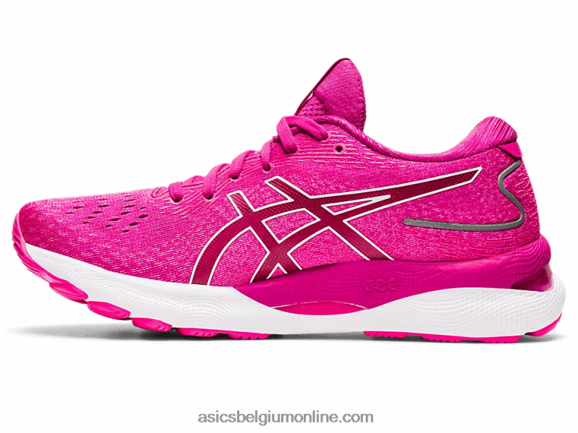 gelnimbus 24 V6HXR23548 fuchsia rood/wit Asics