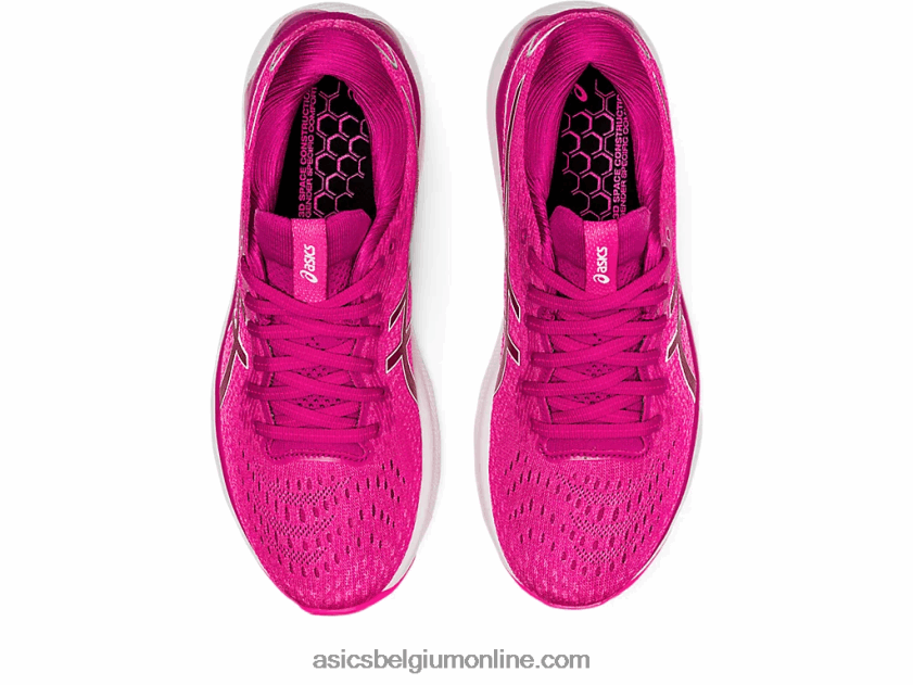 gelnimbus 24 V6HXR23548 fuchsia rood/wit Asics