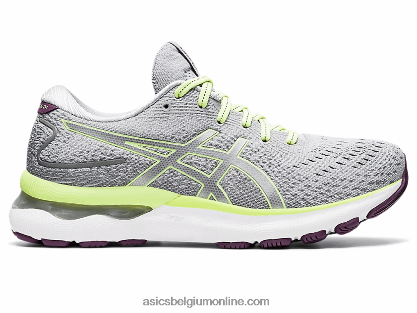 gelnimbus 24 V6HXR23549 piemonte grijs/limoengroen Asics