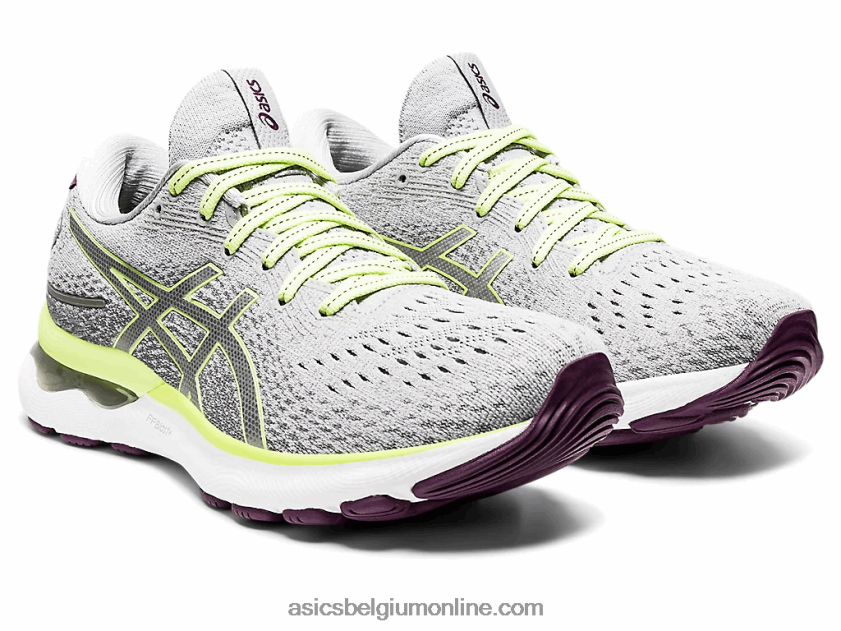 gelnimbus 24 V6HXR23549 piemonte grijs/limoengroen Asics
