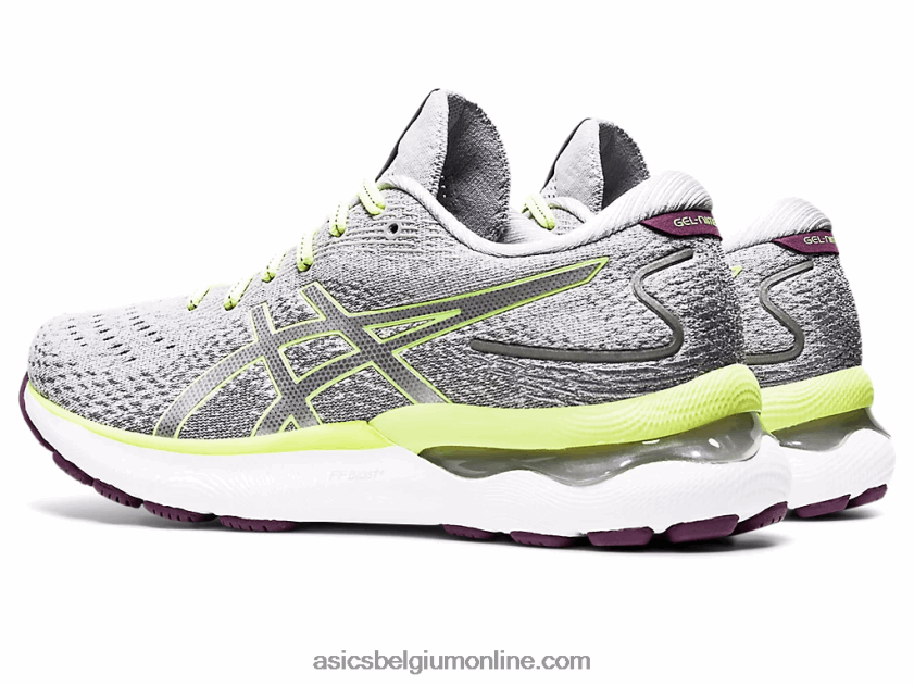 gelnimbus 24 V6HXR23549 piemonte grijs/limoengroen Asics