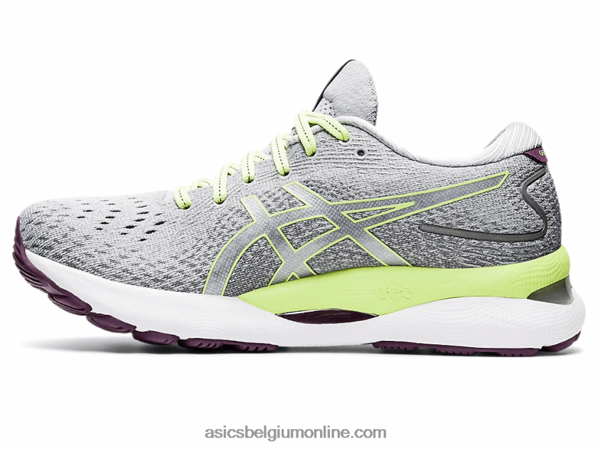 gelnimbus 24 V6HXR23549 piemonte grijs/limoengroen Asics