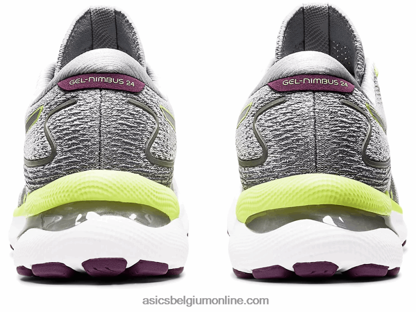 gelnimbus 24 V6HXR23549 piemonte grijs/limoengroen Asics