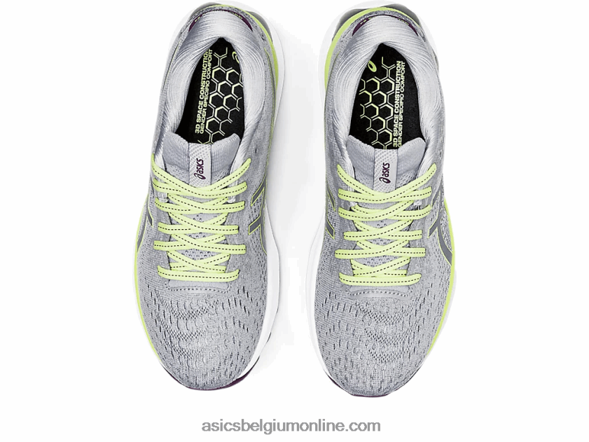 gelnimbus 24 V6HXR23549 piemonte grijs/limoengroen Asics