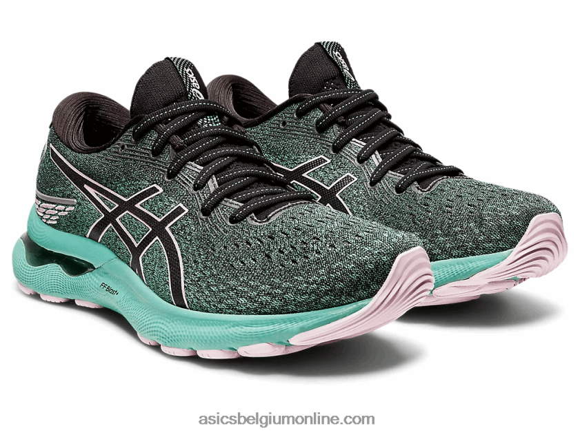gelnimbus 24 V6HXR23550 zwart/nauwelijks roze Asics