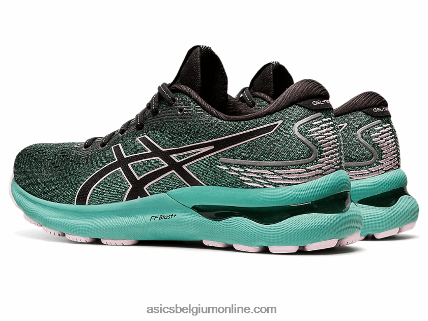 gelnimbus 24 V6HXR23550 zwart/nauwelijks roze Asics